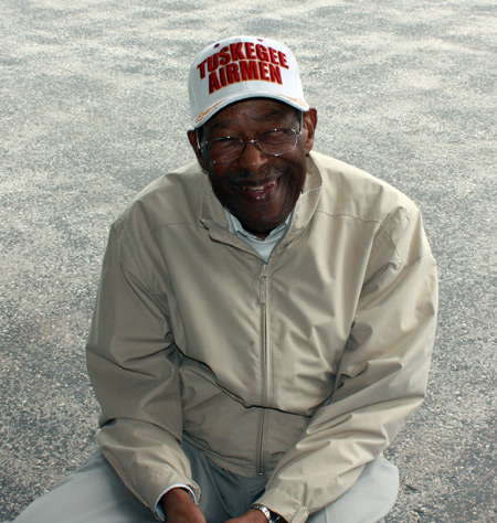 Tuskegee Airman Arthur Saunders at the 2010 Cleveland Air Show