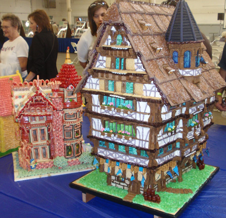 Gingerbread house at Cleveland Oktoberfest