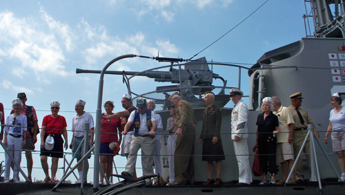Deck of the USS Cod