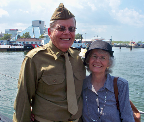 Veteran Robert Hetman and his wife Margaret