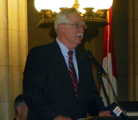 Patrick McLaughlin, President of the Greater Cleveland Veterans Memorial Inc.