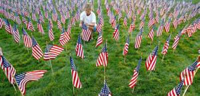 3,000 flags in Ohio 9/10/02