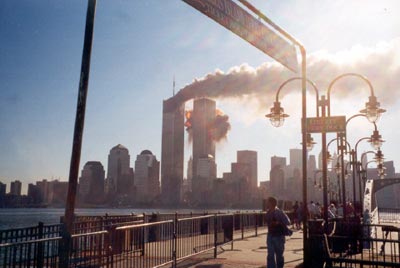 Septmeber 11 2001 smoke scene