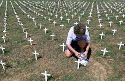 3,000 crosses in Ohio 9/10/02