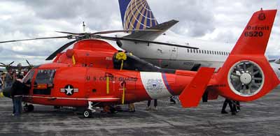 Coast Guard chopper helicopter