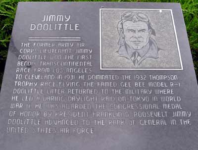 Jimmy Doolittle Memorial Plaque