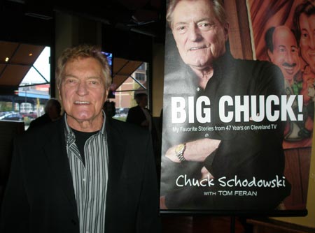 Big Chuck Schodowski at book launch signing for Big Chuck book