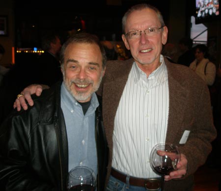 Co-author Tom Feran with John Gorman