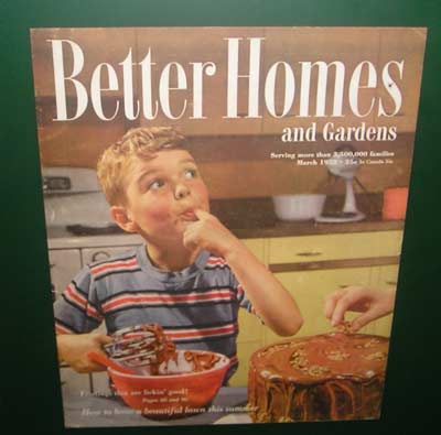 Better Homes and Garden sign at Chocolate Exhibit