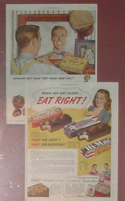 Old time sign at Chocolate Exhibit