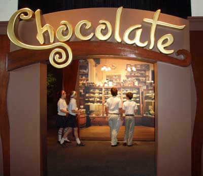 Chocolate exhibit at Great Lakes Science Center