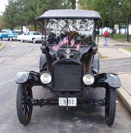 Cars antique ford blue model t #10