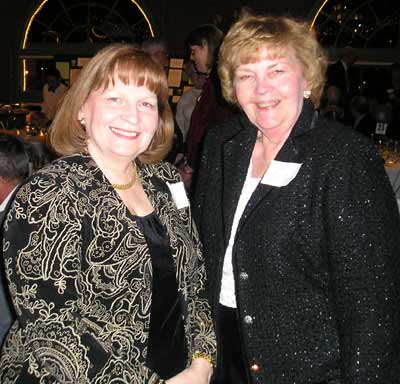 Sheila Murphy Crawford and Joan Cavanaugh, sisters and Murphy School of Irish Dance officials
