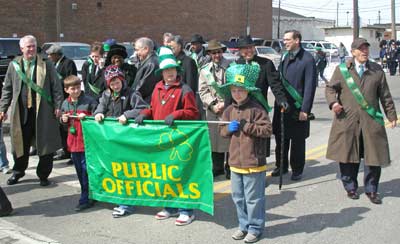 Cleveland Public Officials lining up