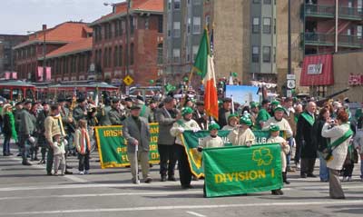 Division 1 begins the The parade