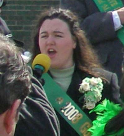 Singing the National Anthems before the Parade