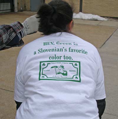 Slovenians love green t-shirt