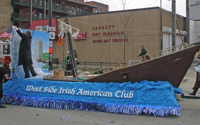 Pirate Queen of Ireland Grace O'Malley float - West Side Irish