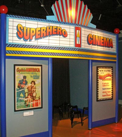 (photos by Dan Hanson) Superman Atom Man Superheo cinema