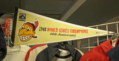 1948 Cleveland Indians World Series Championship pennant
