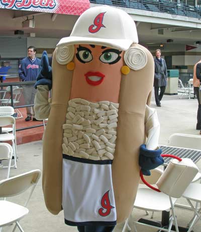 Cleveland Indians Onion mascot