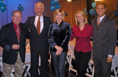 Fred Griffith, Lee Jordan, Alicia Booth, Don Mertens and Jason Nicholas