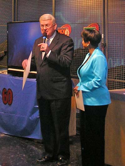 Anchors Ted Henry and Danita Harris MC'ed the event