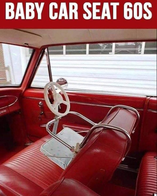 Baby Car Seats in the 60s