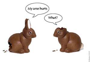 Chocolate Easter Bunnies