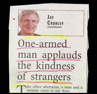 Funny newspaper headline