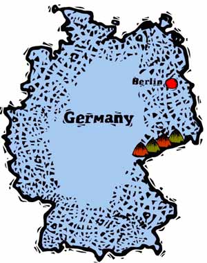 Map of Germany