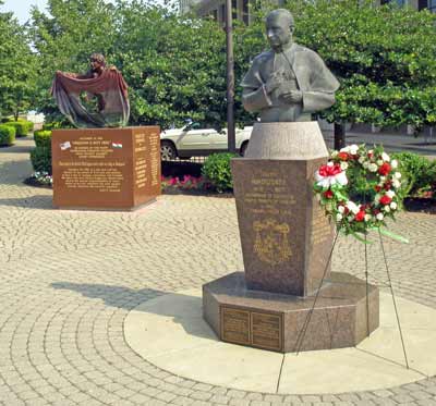 Cardinal Mindszenty Plaza in Cleveland