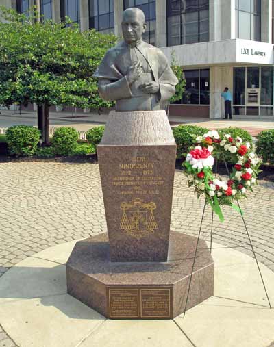 Cardinal Mindszenty Statue in Cleveland