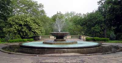 Cleveland Italian Cultural Garden fountain