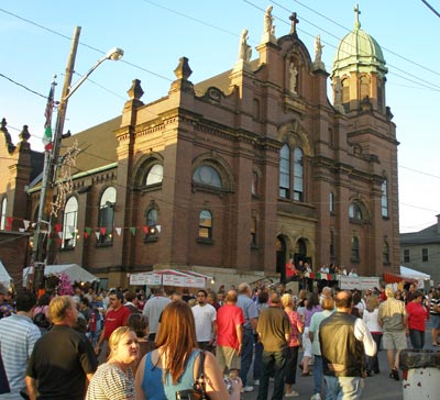 Holy Rosary Church during the Feast of the Assumption