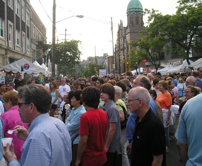 Little Italy Feast of Assumption crowd