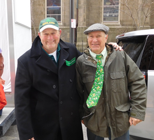 Our leader Michael Gordon and his lieutenant for the parade