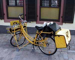 German postal bike
