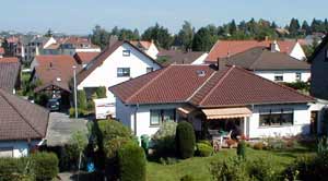 German roof tops stucco