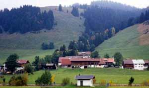 Small Farming Village in South Germany