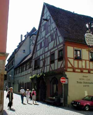 Hotel in old Rothenburg