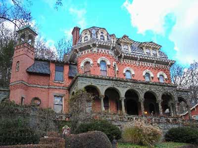 Harry Packer Mansion in Jim Thorpe Pennsylvania