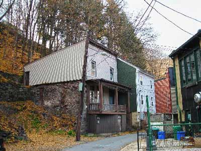 Race Street in Jim Thorpe Pennsylvania