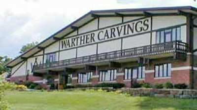 Warther Carvings Building in Dover, OH