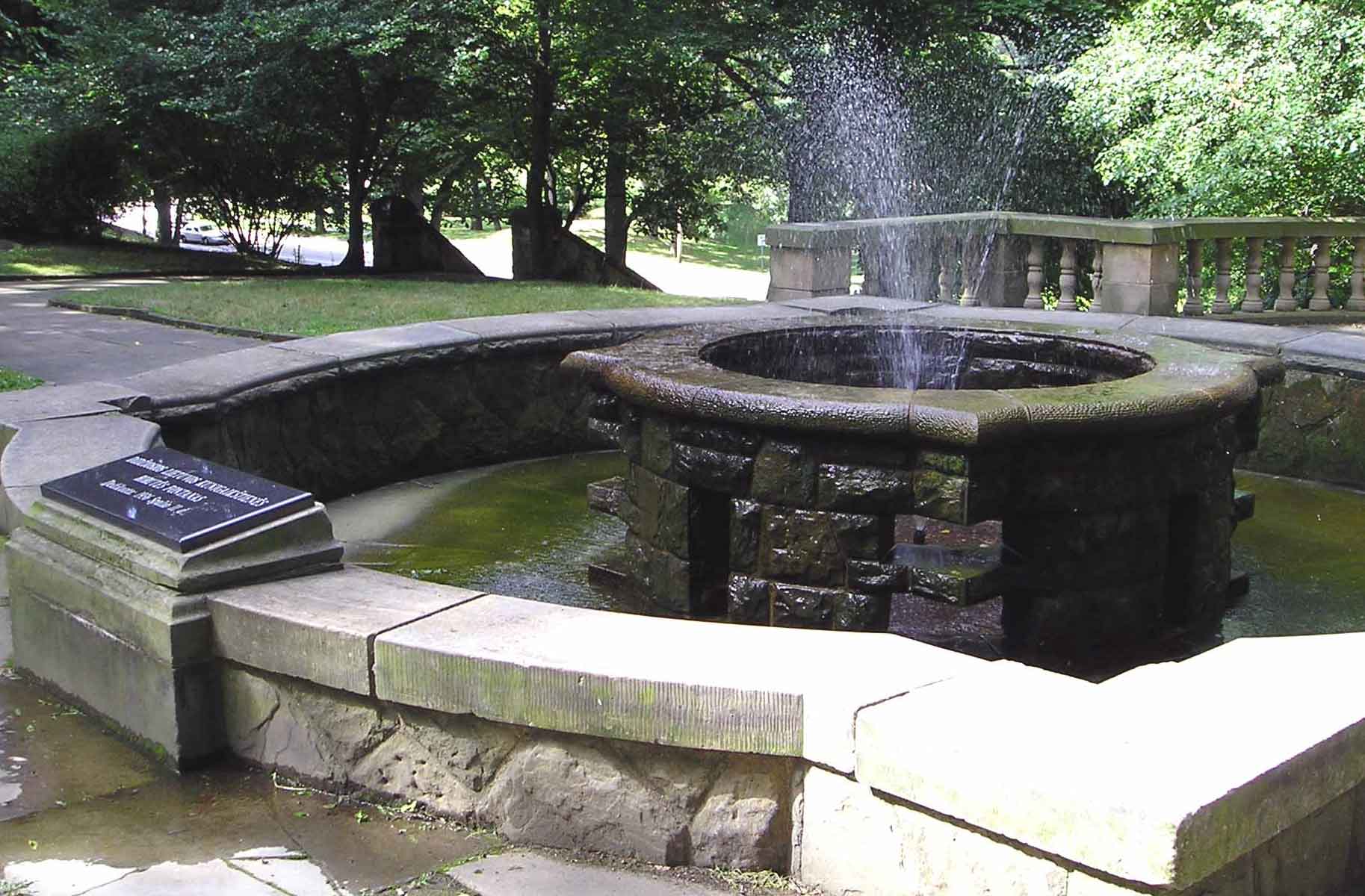 The Fountain of Biruta in the Lithuanian Cultural Garden