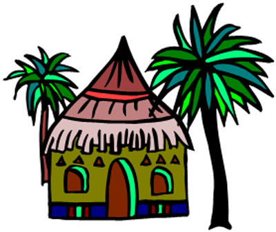 island hut