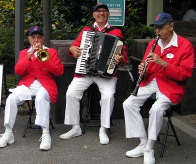 Jacobs Field Dixieland Band performing at Cleveland Senior Safari