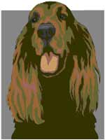 Dog rescue clipart Irish Setter