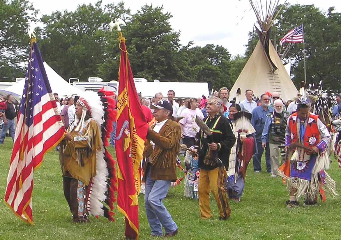 Cleveland American Indian powwow grand entry