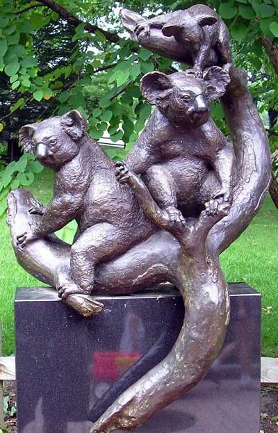 Koala Bear Statue at Cleveland Municipal Zoo